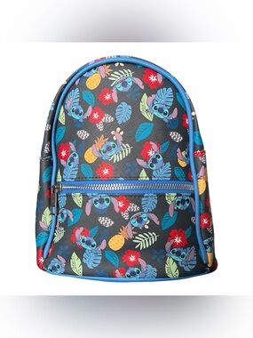 NWOT Disney Lilo & Stitch Tropical Print Mini Backpack and Card Holder Set